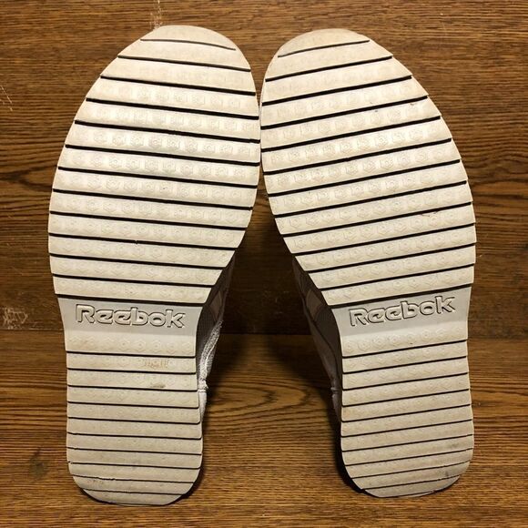 Reebok classic gray suede shoes pink mesh sneakers womens size 10 - Picture 7 of 8